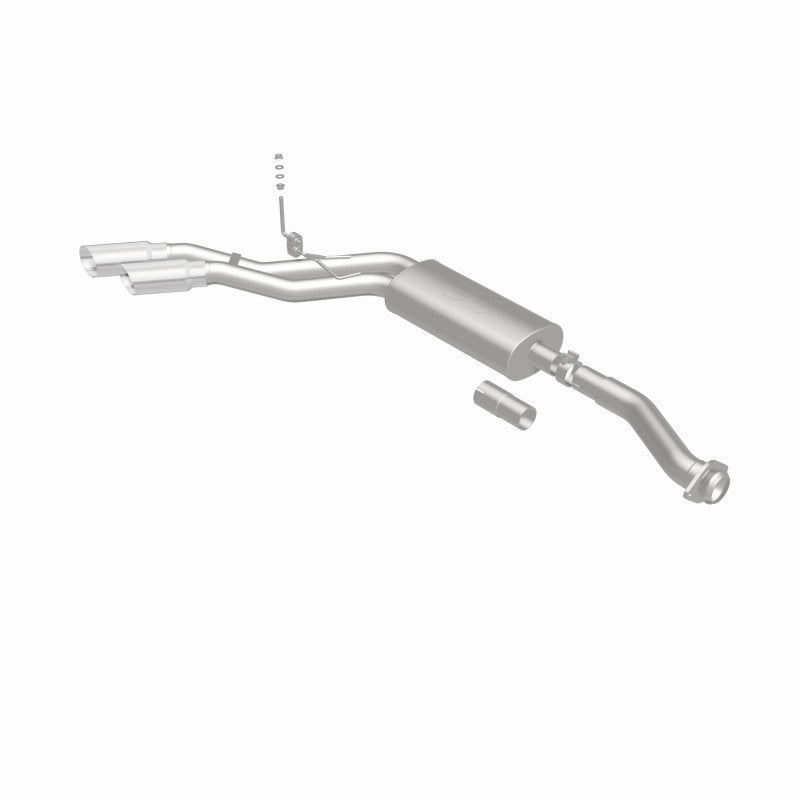 MagnaFlow 11-13 Ford F-150 Pickup Dual Same Side Before P/S Rear Tire Stainless CatBack Perf Exhaust Magnaflow