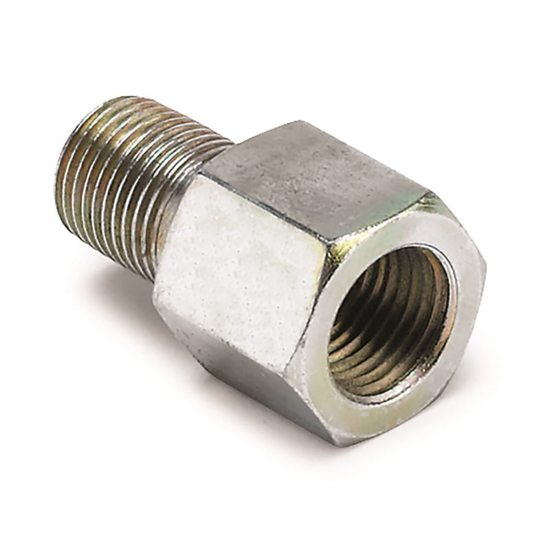 AutoMeter FITTING; ADAPTER; METRIC; 1/8in. BSPT MALE TO 1/8in. NPTF FEMALE; BRASS - eliteracefab.com
