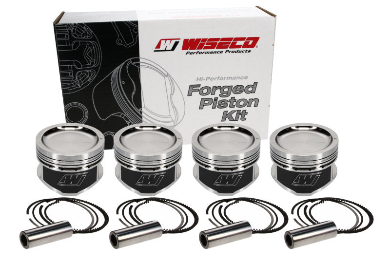 Wiseco 95-98 Nissan 240SX KA24 4V Dished 9:1 CR 90.50MM Piston Kit *Special Order* - eliteracefab.com