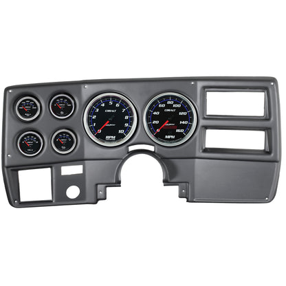 Autometer Cobalt 73-83 Chevy Truck/Suburban Kit 6pc Tach / MPH / Fuel / Oil / WTMP / Volt 7027-CB