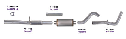 Diamond Eye KIT 3in CB SGL GAS AL CHEVY/GM 4.8L 5.3L 1500 Diamond Eye Performance