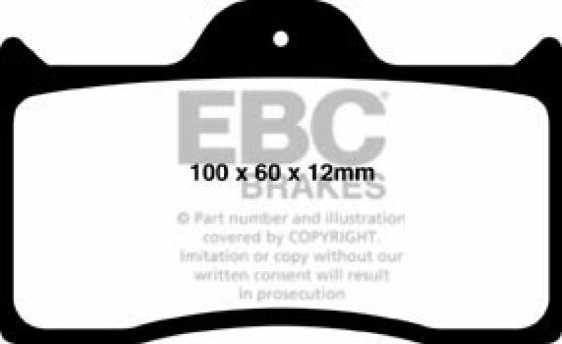 EBC Brakes Redstuff Ceramic Brake Pads - eliteracefab.com