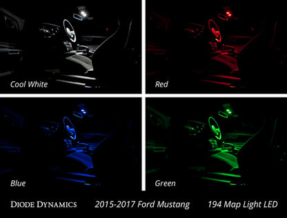 Diode Dynamics Mustang Interior Light Kit 15-17 Mustang Stage 2 - Red