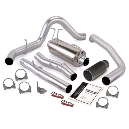 Banks Power 03-07 Ford 6.0L CCSB Monster Exhaust System - SS Single Exhaust w/ Black Tip Banks Power