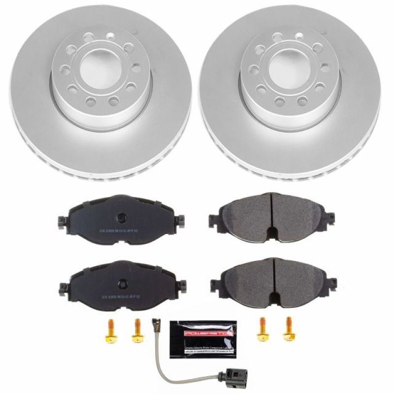 Power Stop 15-18 Audi A3 Front Z23 Evolution Sport Coated Brake Kit - eliteracefab.com