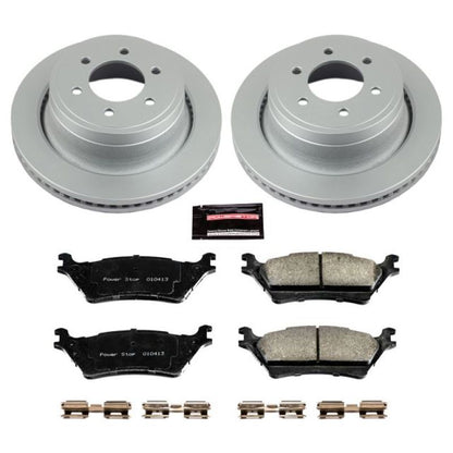 Power Stop 12-18 Ford F-150 Rear Z17 Evolution Geomet Coated Brake Kit PowerStop