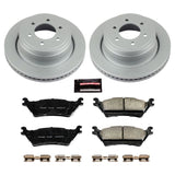 Power Stop 12-18 Ford F-150 Rear Z17 Evolution Geomet Coated Brake Kit