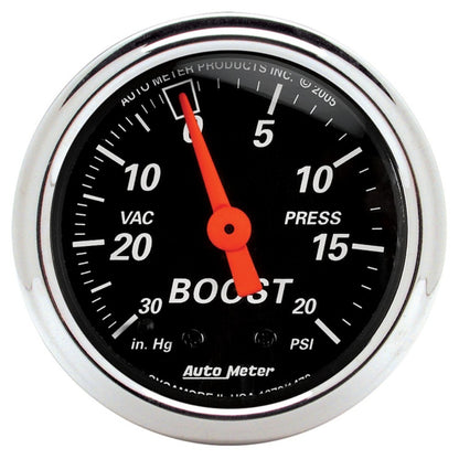 Autometer Designer 2-1/16in Mechanical 30 In Hg-Vac / 20 PSI Vacuum/Boost Gauge 1471