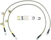 Load image into Gallery viewer, STOPTECH 07-08 INFINITI G35 / 09 G37 / 09 NISSAN 370Z FRONT STAINLESS STEEL BRAKE LINES, 950.42012 - eliteracefab.com