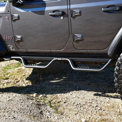 Westin Outlaw Drop Nerf Bars Textured Black - 20-14065
