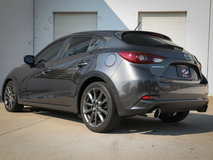 aFe Takeda 2-1/2in 304 SS Axle-Back Exhaust w/ Polished Tips 14-18 Mazda 3 L4 2.0L/2.5L - eliteracefab.com