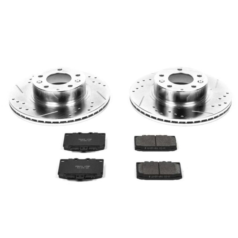 Power Stop 93-95 Mazda RX-7 Front Z23 Evolution Sport Brake Kit - eliteracefab.com