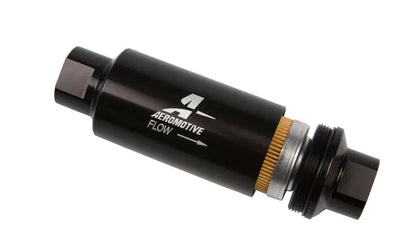 Aeromotive Fuel Filter 10 Micron ORB-10 Black - eliteracefab.com