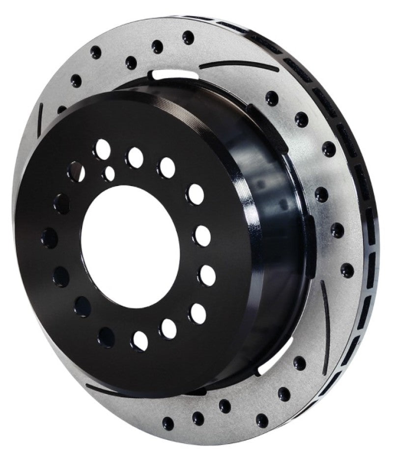 Wilwood Rotor-1.91in Offset-SRP-BLK-Drill-RH 12.19 x .810 - 5 Lug - eliteracefab.com