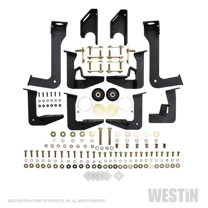 Westin 19-20 Ram 2500/3500 HDX Drop W2W Nerf Step Bars - Textured Black - eliteracefab.com