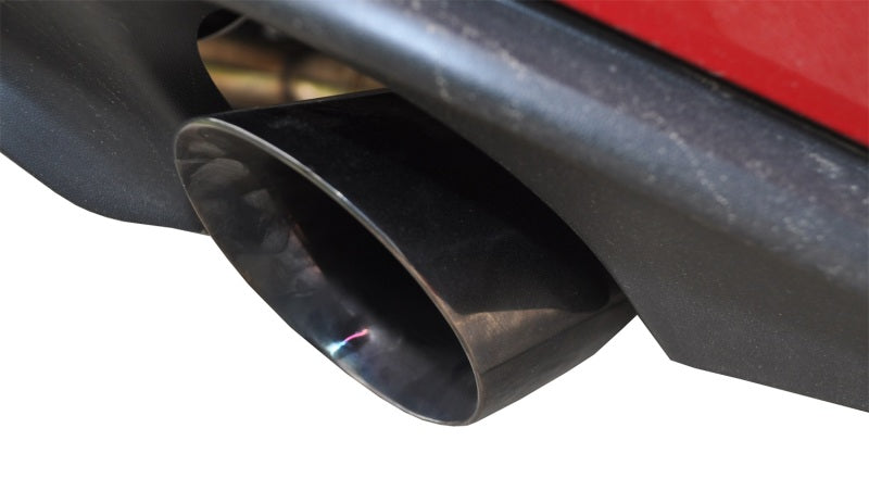 Corsa 14-15 Volkswagen GTI Mk7 Black Sport 3.0in Cat-Back Dual Rear Exit with Single Pro-Series Tips - eliteracefab.com