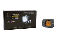 Load image into Gallery viewer, Diode Dynamics Stage Series C1 LED Pod - Yellow SAE Fog Flush ABL Each