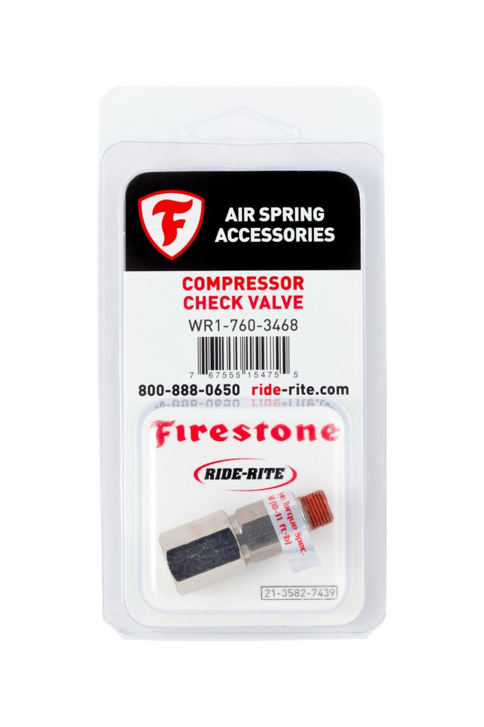 Firestone Air-Rite Air Command Compressor Check Valve 1/8NPT - 1 Pack (WR17603468) - eliteracefab.com