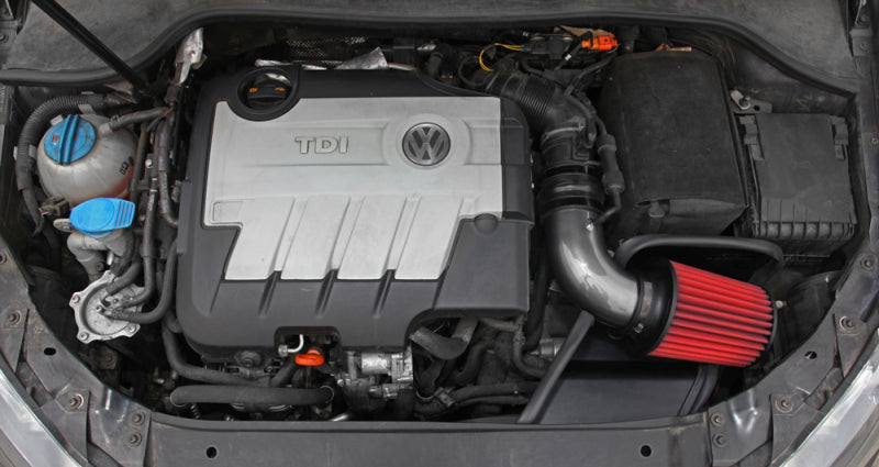 AEM 11-14 Volkswagen Jetta 2.0L L4 - Cold Air Intake System - Gunmetal Gray - eliteracefab.com