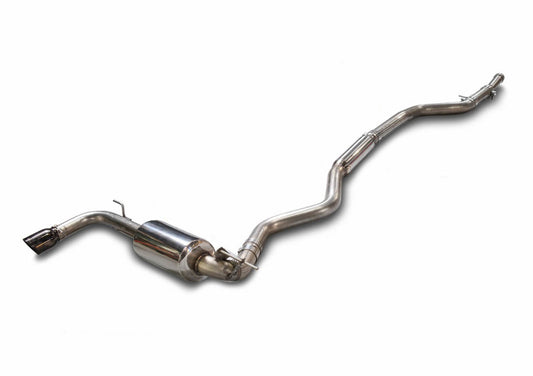 AWE Tuning BMW F30 320i Touring Exhaust w/Performance Mid Pipe - Chrome Silver Tip (90mm) AWE Tuning