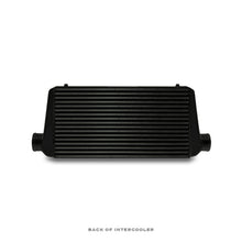 Load image into Gallery viewer, Mishimoto Universal Black R Line Intercooler Overall Size: 31x12x4 Core Size: 24x12x4 Inlet / Outlet - eliteracefab.com