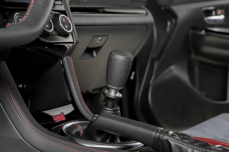 GrimmSpeed Shift Knob Stainless Steel - Subaru 5 Speed and 6 Speed Manual Transmission - Black - eliteracefab.com