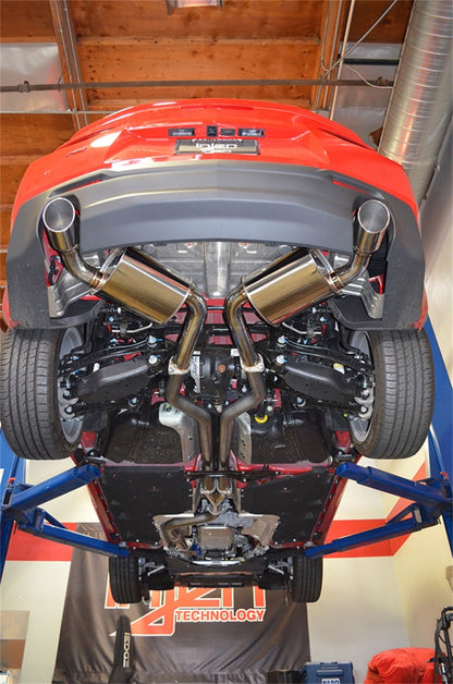 Injen 16-20 Chevy Camaro 2.0L 4 Cyl Full 3in Cat-Back Stainless Steel Exhaust w/SS Flanges & Y Pipe Injen