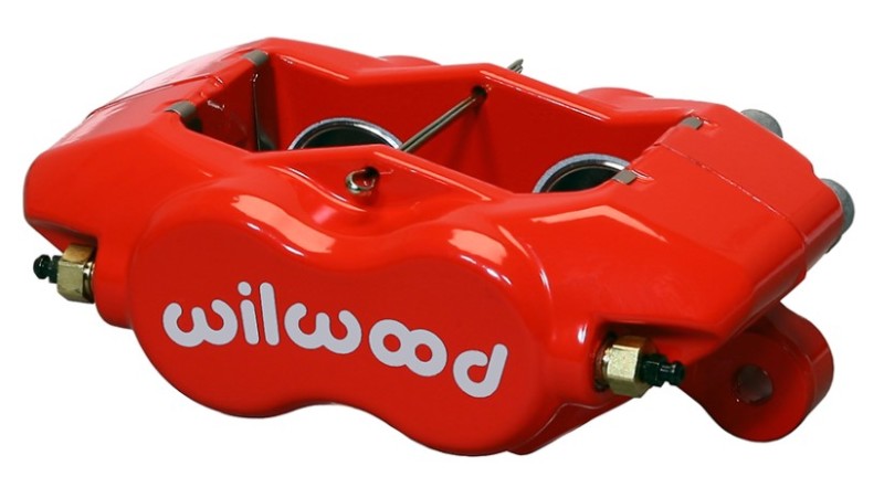 Wilwood Caliper-Forged DynaliteI-Red 1.12in Pistons .81in Disc Wilwood
