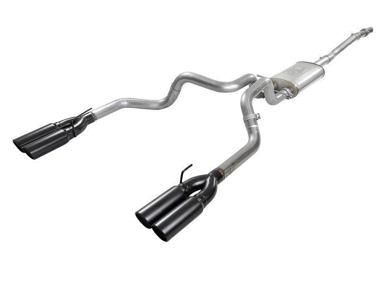 aFe Vulcan Series 3in 304 SS Exhaust Cat-Back w/ Black Tips 2019 GM Silverado/Sierra 1500 V8-5.3L aFe