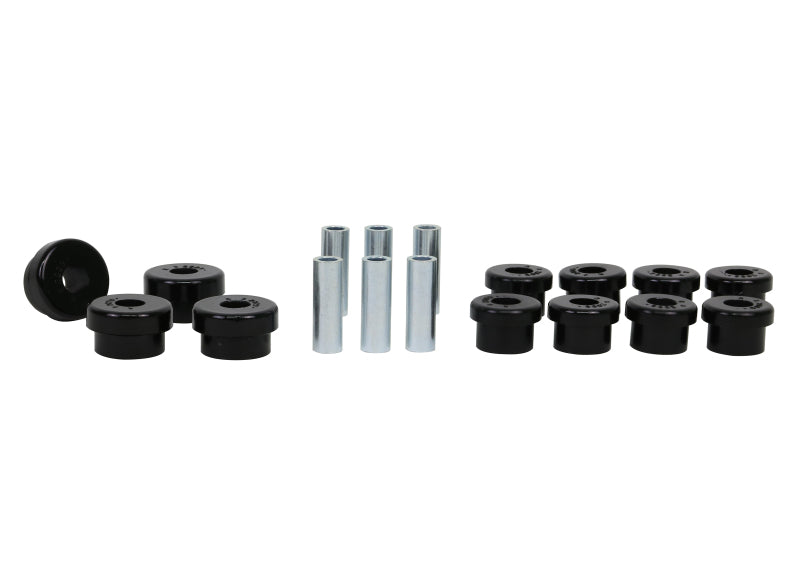 Whiteline Plus 88-00 Honda Civic / 88-9/95 CRX Rear Control Arm - Lower Inner & Outer Bushing Kit - eliteracefab.com