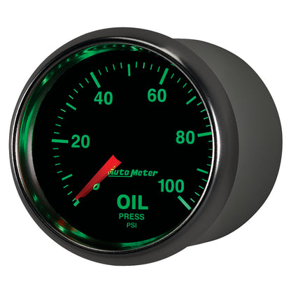 Autometer GS 52mm 0-100 PSI Mechanical Oil Pressure Gauge 3821