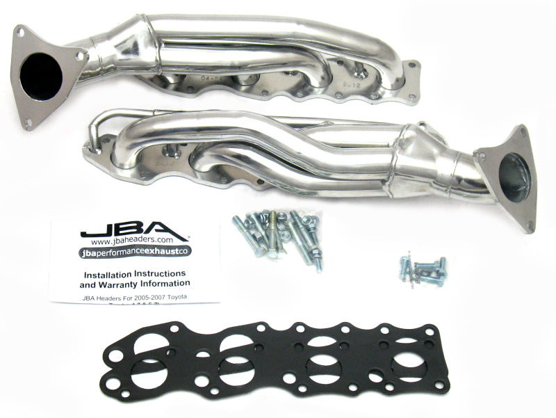 JBA 07-20 Toyota 5.7L V8 1-5/8in Primary Silver Ctd Cat4Ward Header JBA