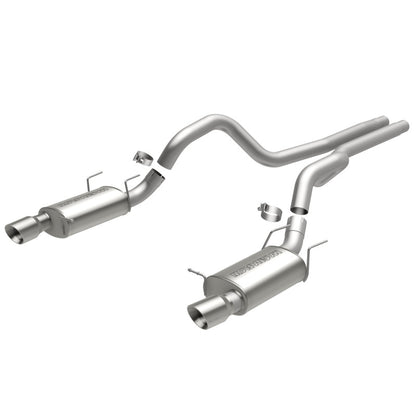 MagnaFlow 13 Ford Mustang Dual Split Rear Exit Stainless Cat Back Performance Exhaust (Street) Magnaflow