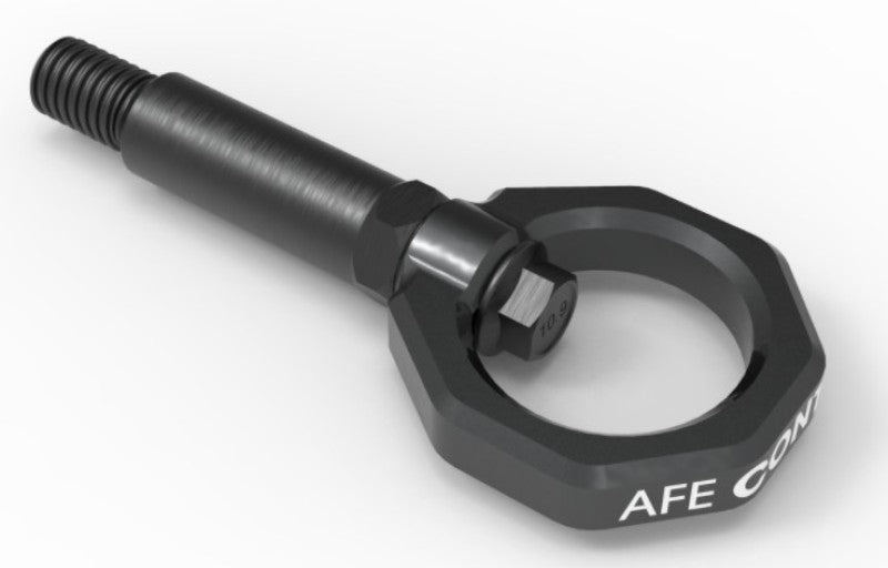 aFe Control Front Tow Hook Gray 20-21 Toyota GR Supra (A90) - eliteracefab.com