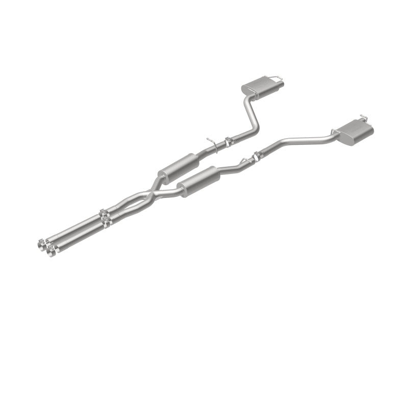 MagnaFlow Cat-Back SS 2.5in Dual Split Rear Exit (OEM Tips) 15-16 Dodge/Chrysler Charger/300 5.7L V8 Magnaflow