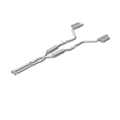 MagnaFlow Cat-Back SS 2.5in Dual Split Rear Exit (OEM Tips) 15-16 Dodge/Chrysler Charger/300 5.7L V8 Magnaflow