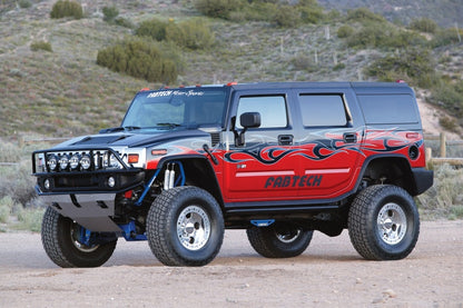 Fabtech 03-08 Hummer H2 4WD w/Rear Coil Springs 6in Perf. System w/Perf. Shocks - eliteracefab.com