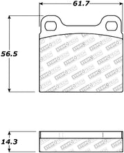 Load image into Gallery viewer, STOPTECH PERFORMANCE 98-04 VOLVO C70/98-00 V70 REAR BRAKE PADS, 309.00310 - eliteracefab.com