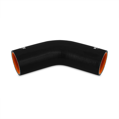 Mishimoto 4in. 45 Degree Silicone Coupler - Black - eliteracefab.com