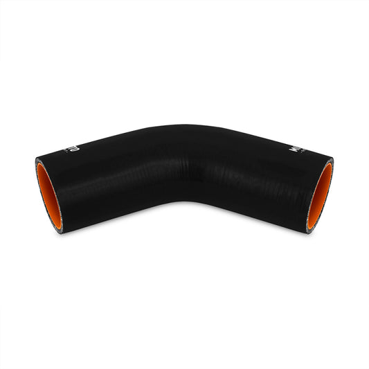 Mishimoto 3in. 45 Degree Silicone Coupler - Black - eliteracefab.com