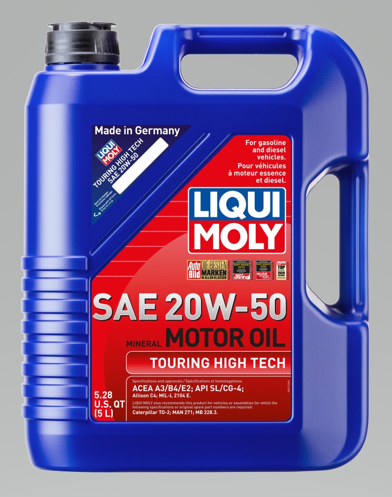 LIQUI MOLY 5L Touring High Tech Motor Oil 20W50 LIQUI MOLY