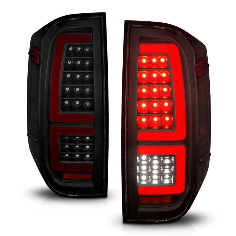 ANZO 2014-2021 Toyota Tundra LED Taillights Black Housing/Smoke Lens - eliteracefab.com