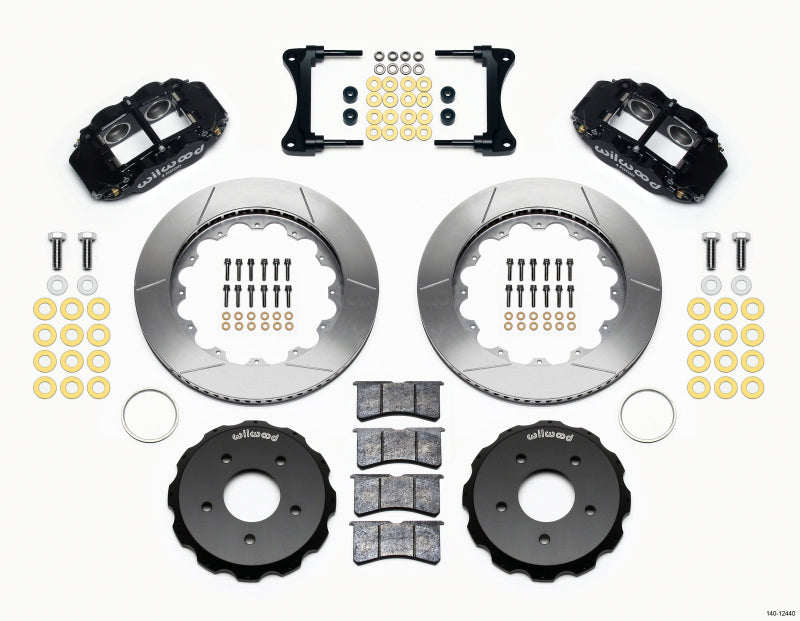 Wilwood Narrow Superlite 4R Front Hat Kit 14.00in 2007-Up Jeep Wrangler Wilwood