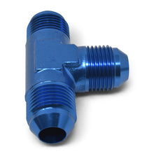 Load image into Gallery viewer, Russell Performance -16 AN NPT Flare Tee Fitting (Blue)