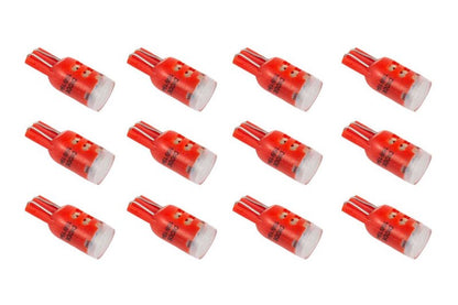 Diode Dynamics 194 LED Bulb HP5 LED - Red Set of 12 Diode Dynamics