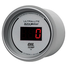 Load image into Gallery viewer, Autometer Ultra-Lite 52MM 0-340 Deg F Digital Oil Temperature - 6548