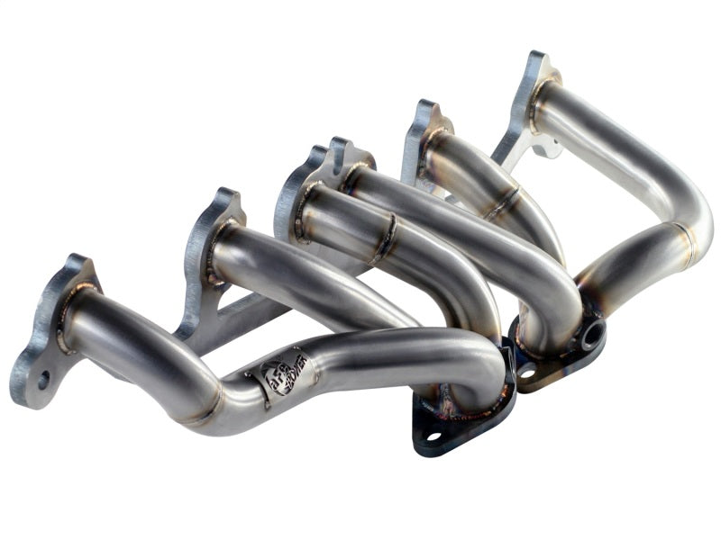 aFe Twisted Steel Header SS-409 HDR Jeep Wrangler TJ 00-06 I6-4.0L - eliteracefab.com