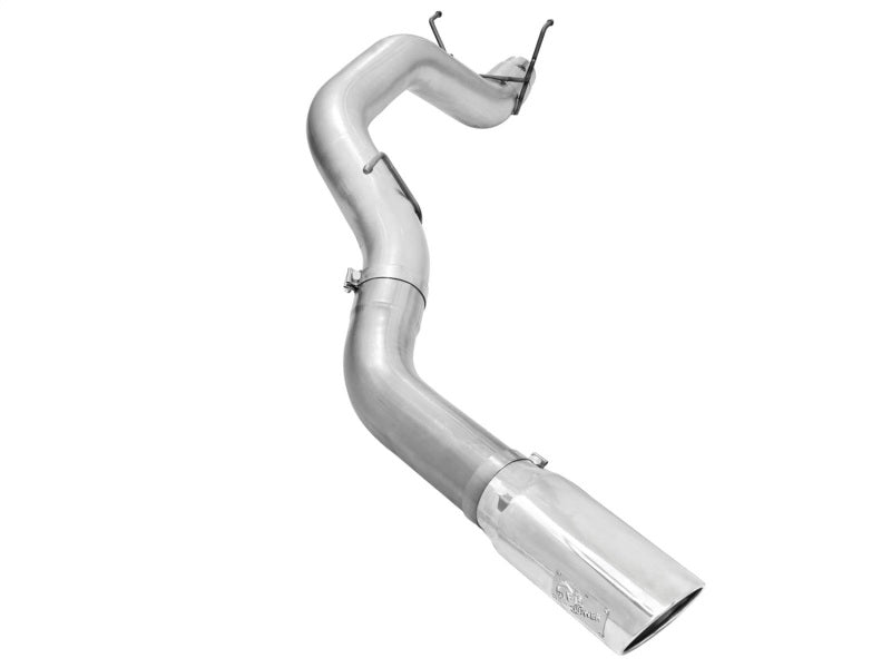 aFe Atlas 5in DPF-Back Aluminized Steel Exh Dodge RAM Diesel 13-14 6.7L (td) Mega Cab w/Polished Tip aFe