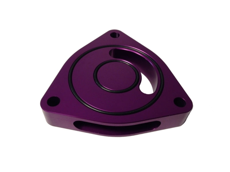 Torque Solution Blow Off BOV Sound Plate (Purple): 2016 + Honda Civic Si - eliteracefab.com