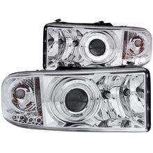 Load image into Gallery viewer, ANZO USA Dodge Ram Projector Headlights W/ Halo Chrome; 1994-2001 - eliteracefab.com